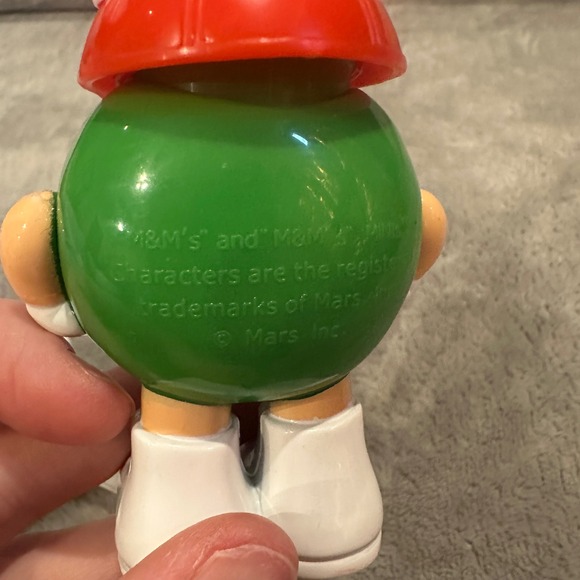 Vintage M&M's Green Character Valentine Red Hats Cupid Wings Candy Holders - Picture 6 of 6